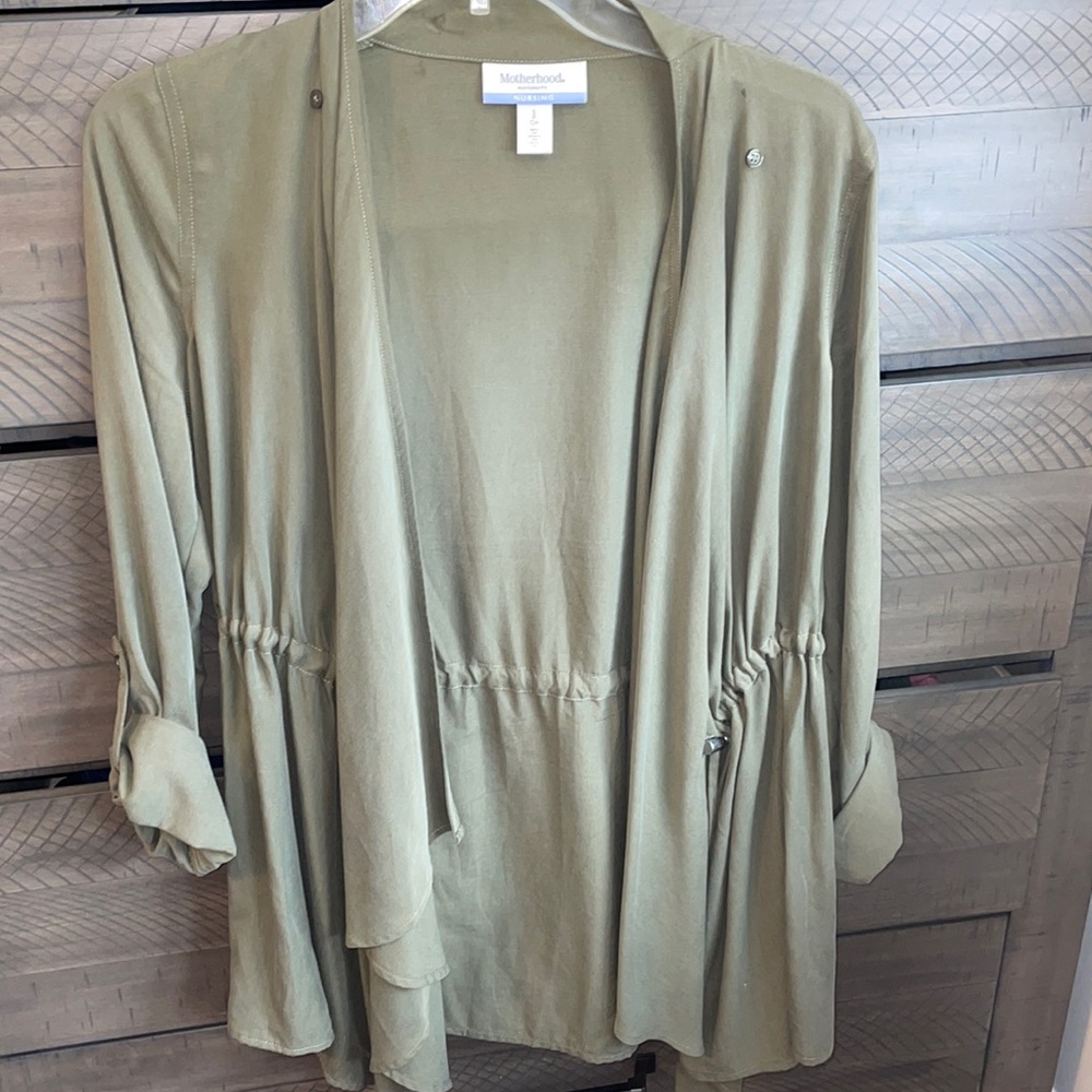 Adorable motherhood maternity cardigan